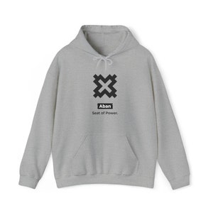 Adinkra Aban Symbol Hoodie: Unisex African Sweatshirt