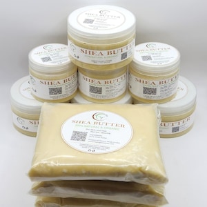 Raw Unrefined Shea Butter, 100% Natural Ghana, Skin Hair Moisturizer image 6