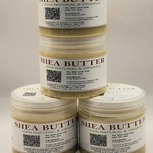 Raw Unrefined Shea Butter, 100% Natural Ghana, Skin Hair Moisturizer image 4