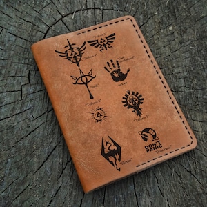 Funda de cuero para pasaporte personalizada, funda de cuero para pasaporte personalizada, billetera para pasaporte, billetera de viaje, estuche de cuero para pasaporte, regalo para él o para ella