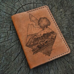 Leather Passport Holder Personalized, Custom Leather Passport Cover, Passport Wallet, Travel Wallet, Leather Passport Case, Gift for Him Her