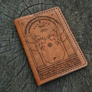 Leren paspoorthouder gepersonaliseerd, aangepaste leren paspoorthoes, paspoortportemonnee, reisportemonnee, leren paspoorthoesje, cadeau voor hem haar