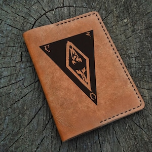 Morrowind Leather Passport Holder Personalized, Custom Leather Passport Cover, Passport Wallet, Travel Wallet, Leather Passport Case