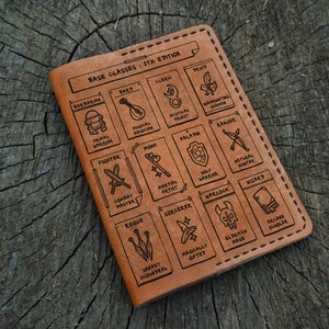 Dungeon and Dragons, D & D-Passhalter Personalisiert, Benutzerdefinierte Leder-Passhülle, Passport-Brieftasche, Reise-Brieftasche, Leder-Passhülle