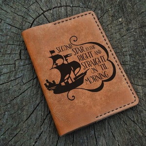 Funda de cuero para pasaporte personalizada, funda de cuero para pasaporte personalizada, billetera para pasaporte, billetera de viaje, estuche de cuero para pasaporte, regalo para él o para ella