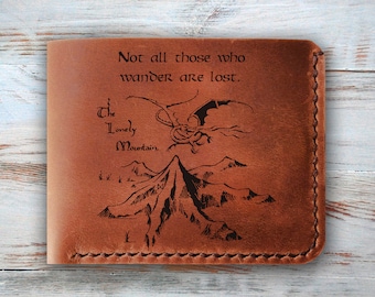 Leather Wallet Mens Personalized Leather Wallet Men’s Leather Wallet Custom Personalized Gift for Men, Anniversary Gifts, Gift for Him