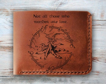 Leather Wallet Mens Personalized Leather Wallet Men’s Leather Wallet Custom Personalized Gift for Men, Anniversary Gifts, Gift for Him