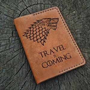 Funda de cuero para pasaporte personalizada, funda de cuero para pasaporte personalizada, billetera para pasaporte, billetera de viaje, estuche de cuero para pasaporte, regalo para él o para ella