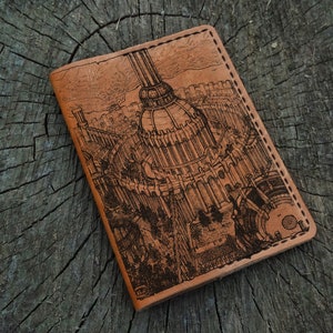 Funda de cuero para pasaporte personalizada, funda de cuero para pasaporte personalizada, billetera para pasaporte, billetera de viaje, estuche de cuero para pasaporte, regalo para él o para ella