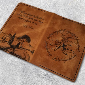 Leren paspoorthouder gepersonaliseerd, aangepaste leren paspoorthoes, paspoortportemonnee, reisportemonnee, leren paspoorthoesje, cadeau voor hem haar