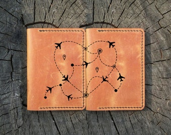 Personalized Passport Holder Couple Set, Passport Cover Personalized Couple, Personalized Passport Cover for Couples, Passport Wallet Couple