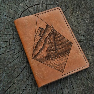 Leather Passport Holder Personalized, Custom Leather Passport Cover, Passport Wallet, Travel Wallet, Leather Passport Case, Gift for Him Her