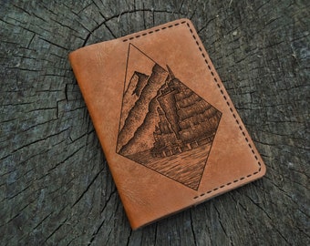 Leather Passport Holder Personalized, Custom Leather Passport Cover, Passport Wallet, Travel Wallet, Leather Passport Case, Gift for Him Her
