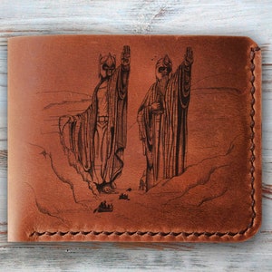 Leather Wallet Mens Personalized Leather Wallet Men’s Leather Wallet Custom Personalized Gift for Men, Anniversary Gifts, Gift for Him