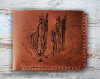 Leather Wallet Mens Personalized Leather Wallet Men’s Leather Wallet Custom Personalized Gift for Men, Anniversary Gifts, Gift for Him