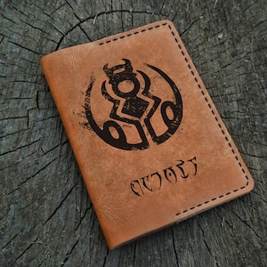 Funda de cuero para pasaporte personalizada, funda de cuero para pasaporte personalizada, billetera para pasaporte, billetera de viaje, estuche de cuero para pasaporte, regalo para él o para ella