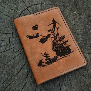 Funda de cuero para pasaporte personalizada, funda de cuero para pasaporte personalizada, billetera para pasaporte, billetera de viaje, estuche de cuero para pasaporte, regalo para él o para ella