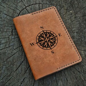 Leather Passport Holder Personalized, Custom Leather Passport Cover, Passport Wallet, Travel Wallet, Leather Passport Case, Gift for Him Her