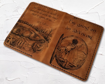 All We Have to Decide, Passport Cover Personalized, Custom Leather Passport Holder, Passport Wallet, Travel Wallet, Leather Passport Case