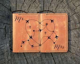 Personalized Passport Holder Couple Set, Passport Cover Personalized Couple, Personalized Passport Cover for Couples, Passport Wallet Couple