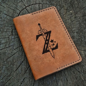 The Legend of Zelda Triforce Passport Cover Personalized, Custom Leather Passport Holder, Passport Wallet, Travel Wallet, Passport Case