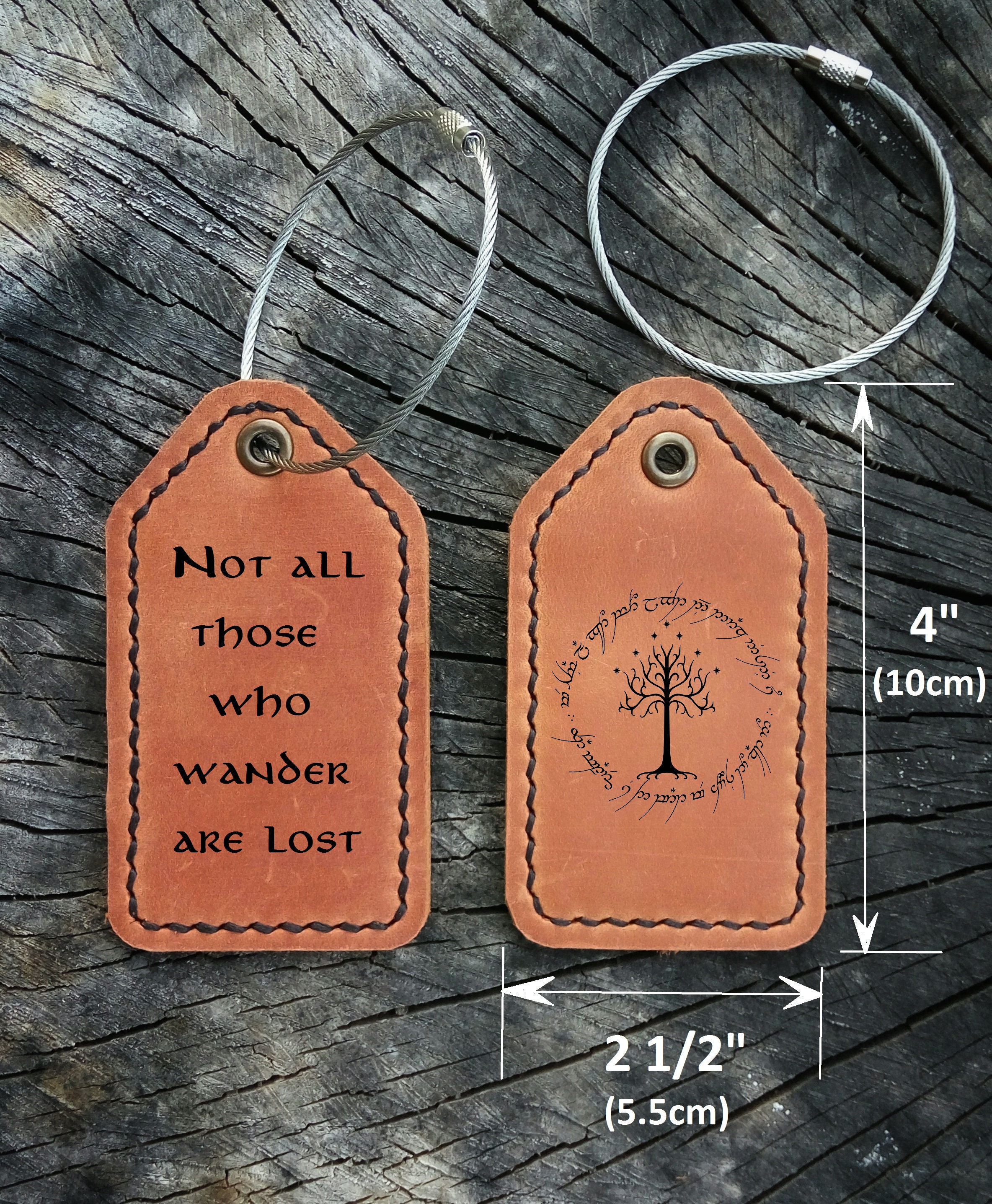 Étiquette de bagage personnalisée étiquette de bagage en cuir Etsy