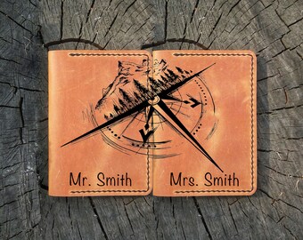 Personalized Passport Holder Couple Set, Passport Cover Personalized Couple, Personalized Passport Cover for Couples, Passport Wallet Couple