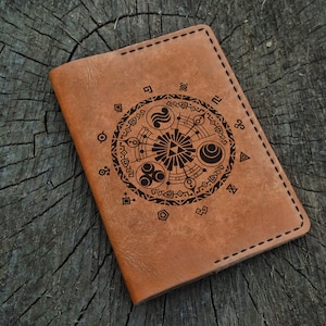 Funda de cuero para pasaporte personalizada, funda de cuero para pasaporte personalizada, billetera para pasaporte, billetera de viaje, estuche de cuero para pasaporte, regalo para él o para ella