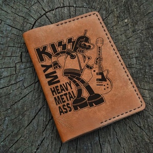 Funda de cuero para pasaporte personalizada, funda de cuero para pasaporte personalizada, billetera para pasaporte, billetera de viaje, estuche de cuero para pasaporte, regalo para él o para ella