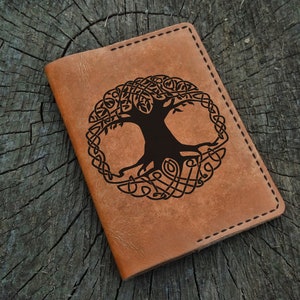 Funda de cuero para pasaporte personalizada, funda de cuero para pasaporte personalizada, billetera para pasaporte, billetera de viaje, estuche de cuero para pasaporte, regalo para él o para ella