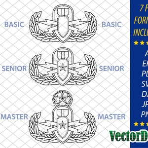 Distintivo per l'eliminazione degli ordigni esplosivi (EOD) - Set