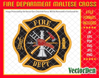 Fire Department Maltese Cross