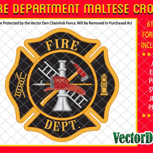 Fire Department Maltese Cross