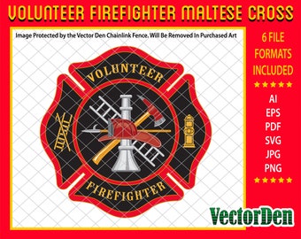 Volontär Feuerwehr Malteser Kreuz