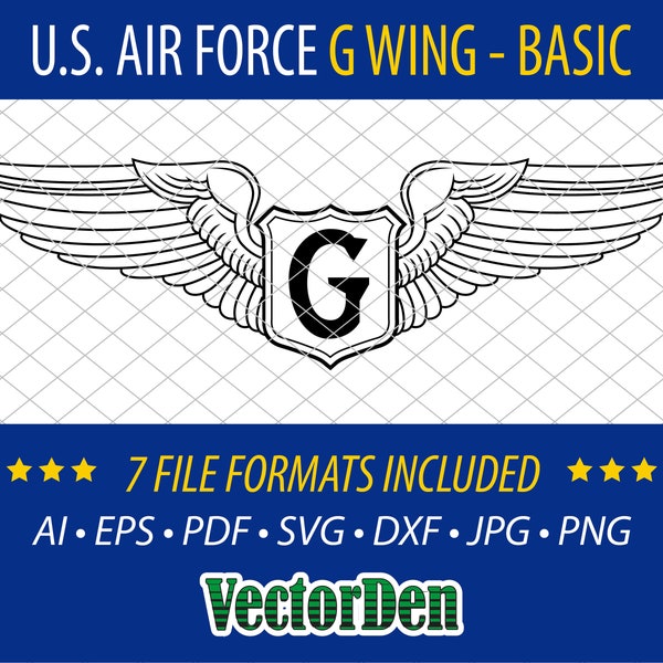 U.S. Air Force G Wing - Basic - Badge Insignia