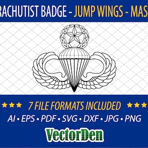 Insignia de Paracaidista - Jump Wings - Master