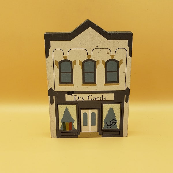 The Cats Meow Lot of 2 Buildings - Dry Goods Store & Tobacconist and Shoemaker