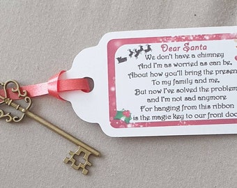 Santa Key Tag