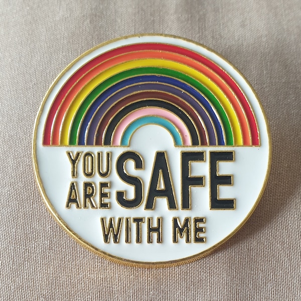 You are safe with me badge