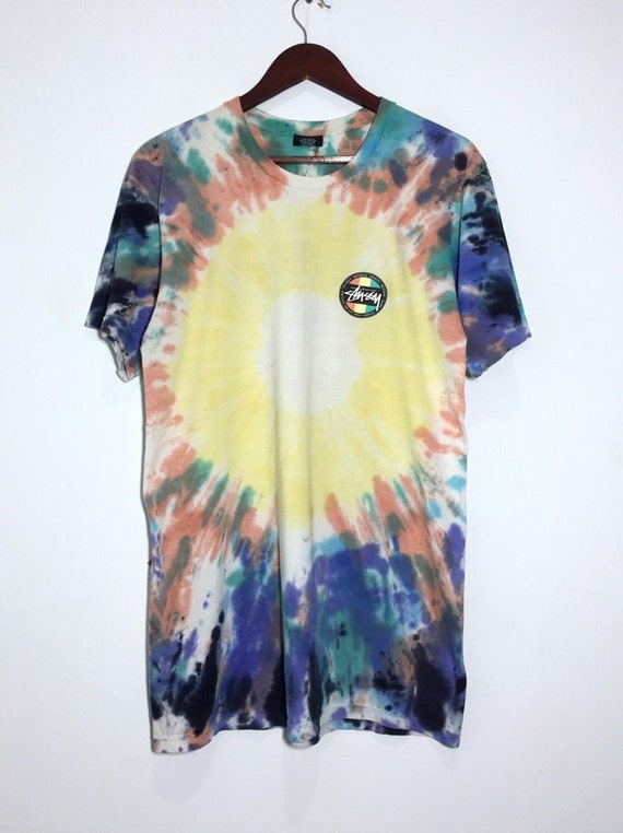 Stussy Tye Dye Tshirt-Free Shipping
