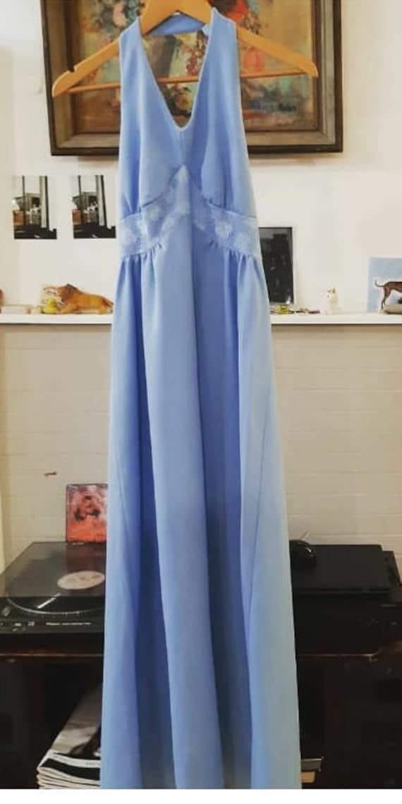 Elegant Summer Blues Dress
