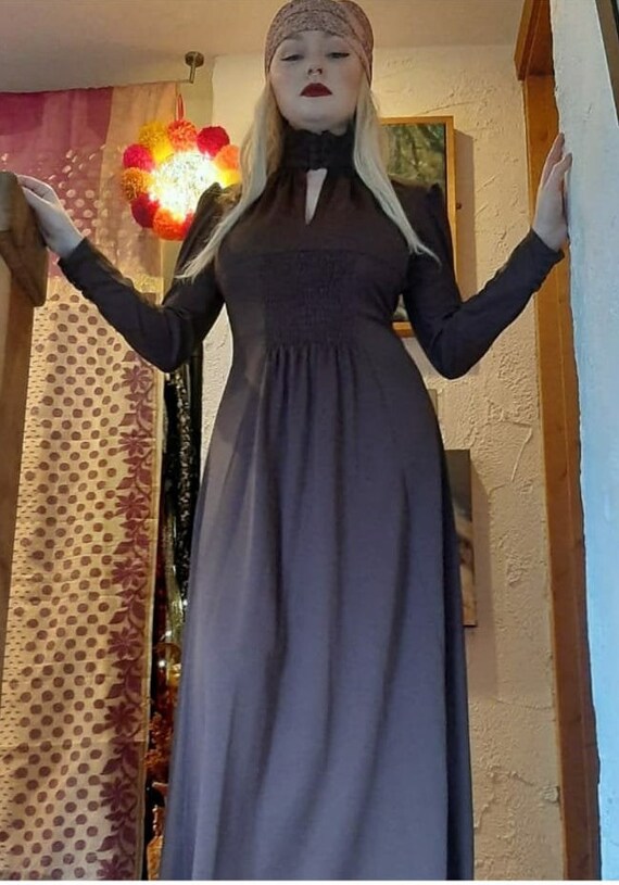 Elegant Black Dress - 60s