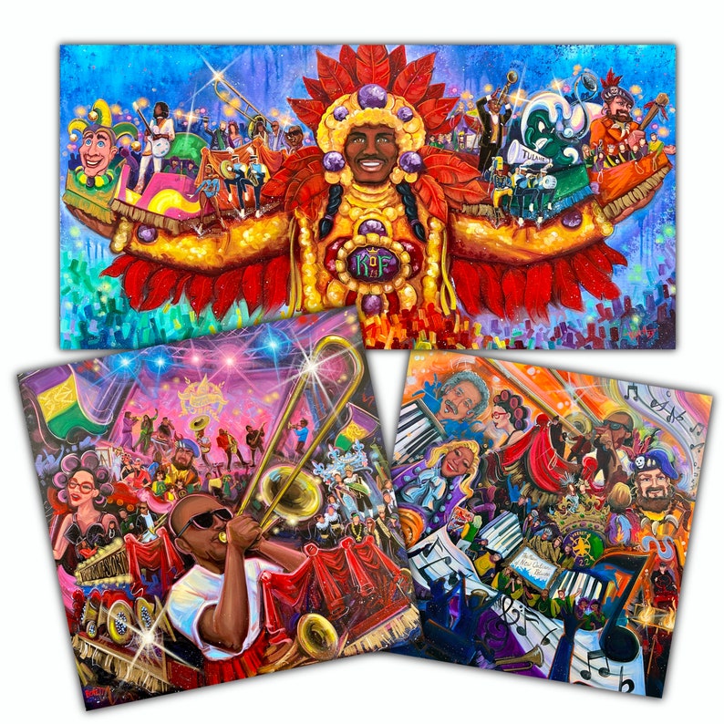 Krewe of Freret limited edition prints image 1
