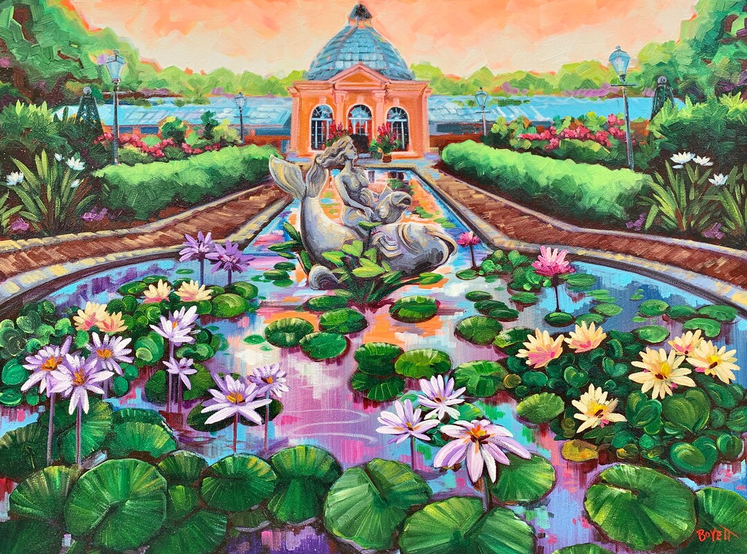 11x14 New Orleans Botanical Gardens Print - Etsy
