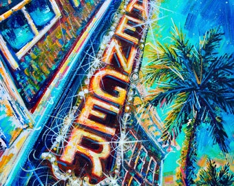 Saenger Nights, 8x10 Print, Limited Edition of 200