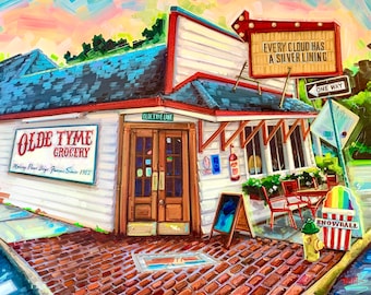 11x14 Olde Tyme Grocery Open Edition Print