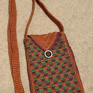 Bolso bandolera retro, pequeño bolso de algodón para teléfono, bolso de hombro ligero para teléfono celular y billetera