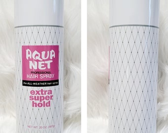 Aqua Net Tumbler Oz Hairspray Etsy