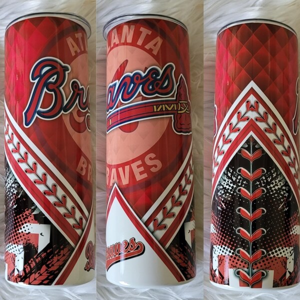 Atlanta Braves Koozie Tumbler Etsy