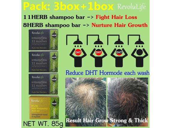 For Him Hair Loss Shampoo Natural Vegan Dht Blocker Prevents Etsy